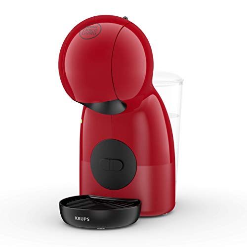 Krups KP1A05 Nescafé Dolce Gusto Piccolo XS, Kapsel Kaffeemaschine | heiße und kalte Getränke | 15 bar Pumpendruck | manuelle Wasserdosierung | Rot