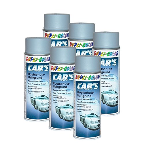 6x Dupli-Color Cars Rostschutz Haftgrund Spray grau 400 ml 385889