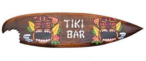 Interlifestyle Surfboard 100cm Tiki Bar Dekoration zum Aufh?ngen Lounge Style