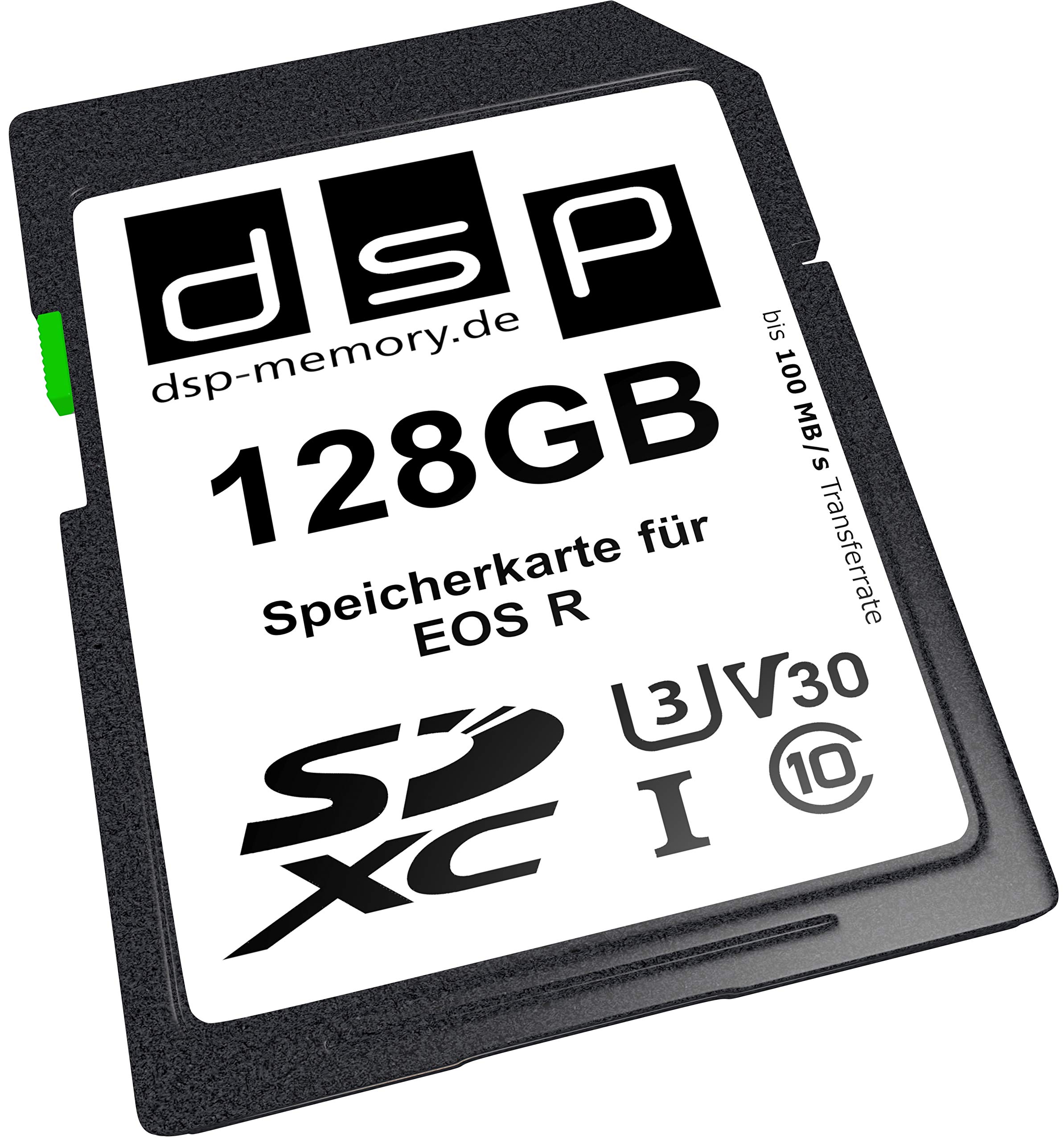 DSP Memory 128GB Professional V30 Speicherkarte für EOS R Digitalkamera