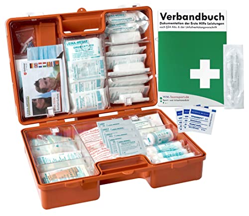 Erste-Hilfe-Koffer MAXI"PRO" DIN/EN 13169 für Betriebe ab 50 Mitarbeiter inkl. Verbandbuch