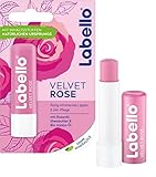 6er Pack - Labello Lipcare/Lippenpflegestift - Velvet Rose - 4,8 g