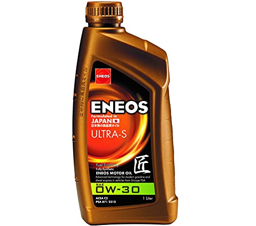 ENEOS Motoröl 0W30 “ULTRA S” 1L - Motorenöl für Auto - Vollsynthetisch Motor Öl - Weniger Kraftstoffverbrauch - Motorschutz