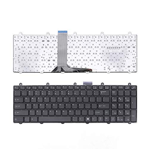 Laptop-Tastatur US-Layout für MSI GT60 GT70 GE70 GE60 MS-1762, schwarzer Rahmen