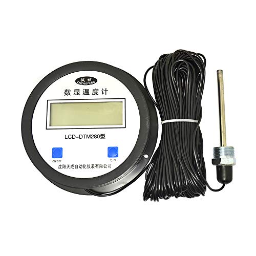 Q-BAIHE Hochpräzises digitales Thermometer mit Sonde, elektronisches digitales Wasserzähler, Temperaturmessgerät, 40 m Kabel