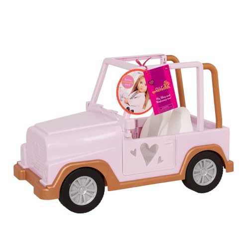 Our Generation My Way & Highways 4×4 Lila Jeep | BD37930 | Puppenfahrzeug für 46 cm Puppen | ab 3 Jahre