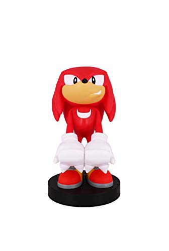 Cable Guys - Knuckles Sonic The Hedgehog Gaming Accessories Holder & Phone Holder for Most Controller (Xbox, Play Station, Nintendo Switch) & Phone