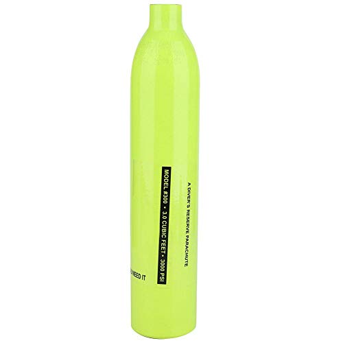Sorand Tauchen Sauerstofftank, 0.5L Mini Tauchen Sauerstoffflasche Tauchen Sauerstoffflasche Tauchausrüstung Zubehör 85 Liter