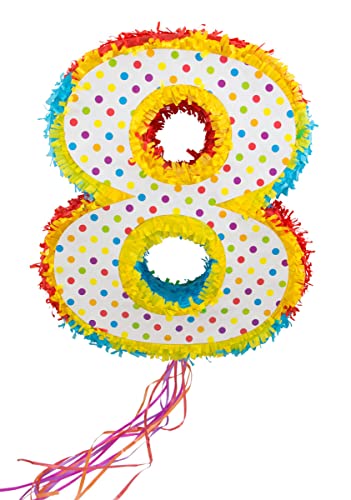 Folat Piñata * ZAHL 8 * für den 8. Kindergeburtstag