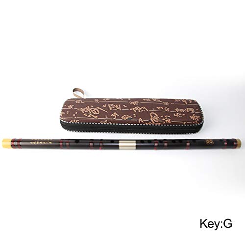Yiwa Professionelle handgemachte Holz Flöte Chinese Traditionelle Ebenholzflöte für Anfänger G Tone