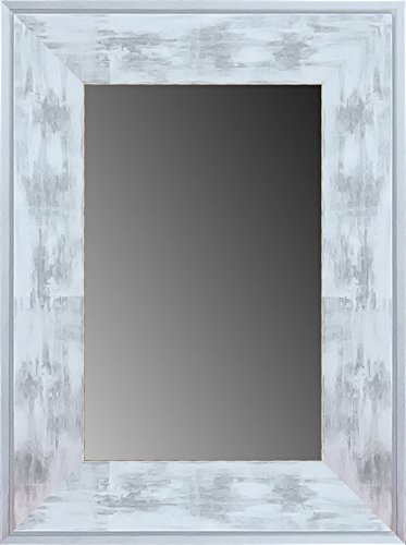 Leinwände Levante da2101 – 9 – Spiegel Dekoration Ankleidezimmer/Kopfteil, 159 x 49 cm, weiß/Silber