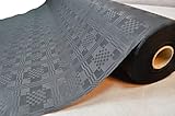 50 Meter Lang 100 Cm Breit Farbe: Schwarz Tischdecke Papier Damastprägung Tischtuch Papierttischdecke Decke Rolle Papiertischdeckenrolle Papierdecke