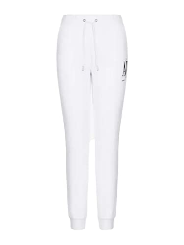 Armani Exchange Damen Icon Project Jogger Sporthose, Weiß (Optic White 1000), W(Herstellergröße:XL)