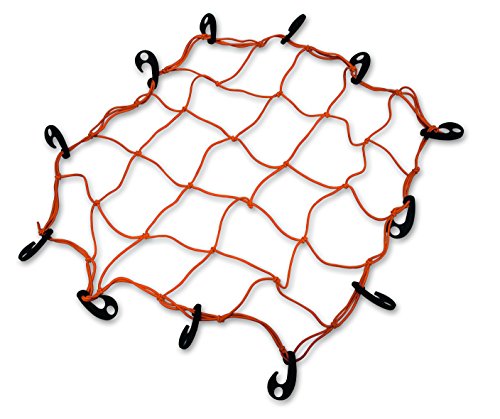 Docks gmar37 elastischen Netz mit 16 Haken aus Polyamid – Durchmesser Saite: 5 Millimeter – Breite: 1, 20 Meter, orange