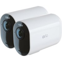 Arlo Ultra 2 XL - Netzwerk-Überwachungskamera - Bullet - wasserfest-Neigung - Farbe (Tag&Nacht) - 3840 x 2160 - Audio - drahtlos - Wi-Fi (Packung mit 2)