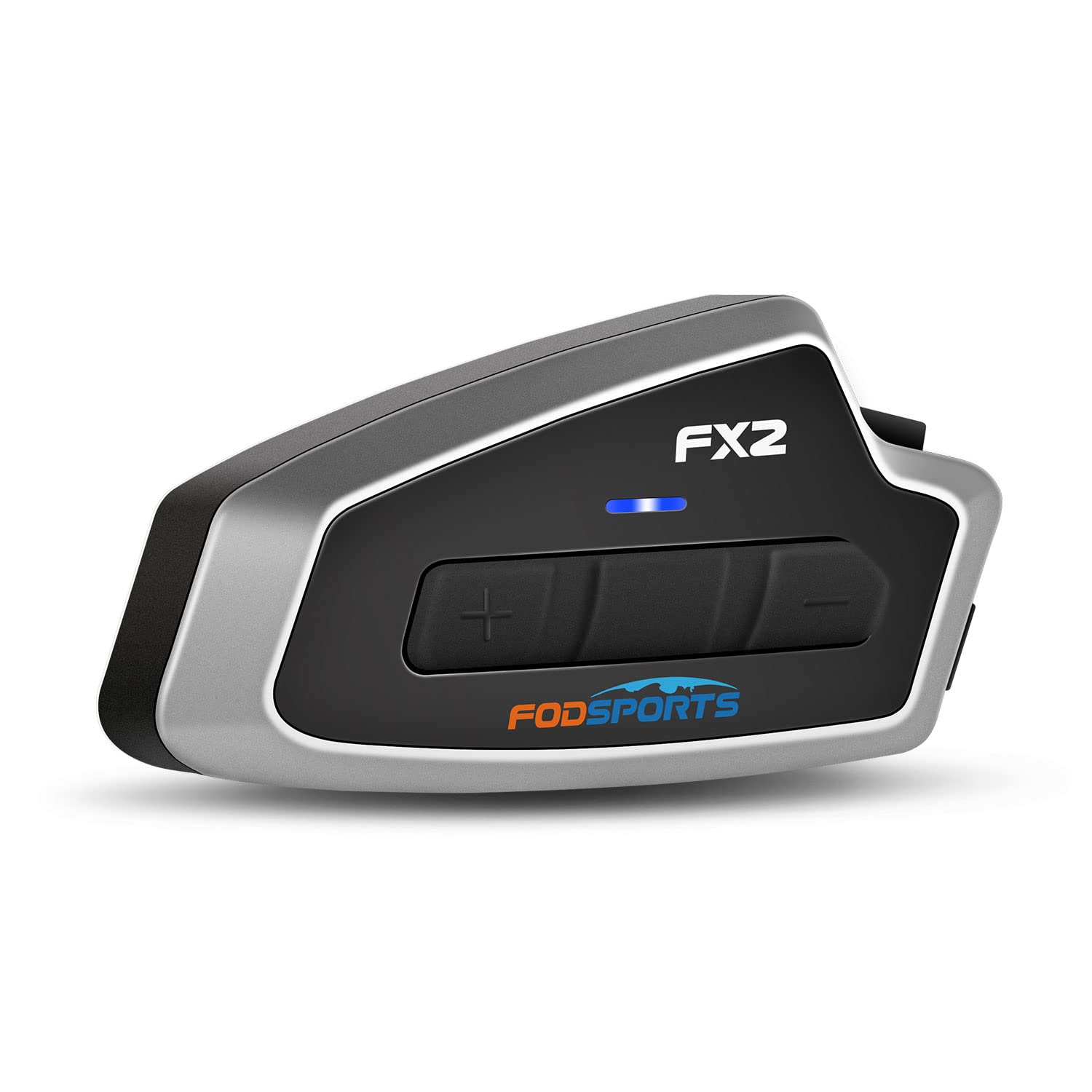 FODSPORTS FX2 Motorrad Intercom, Motorrad Bluetooth Headset bis zu 1000M zwischen 3 Personen, Helm Kommunikationssystem mit Freisprecheinrichtung, Geräuschunterdrückung, FM,Wasserdicht