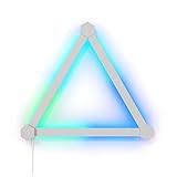 Nanoleaf Lines 60 Grad Erweiterungspack, 3 zusätzliche Smarten LED RGBW Lichtleisten - Modulare WLAN 16 Mio. Farben Wandleuchte, Musik & Bildschirm Sync, Funktioniert mit Alexa Google Apple, Deko