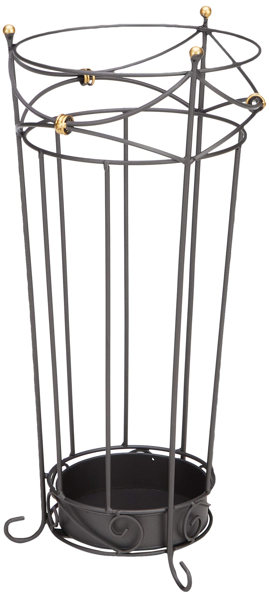 HAKU Möbel Schirmständer, Metall, anthrazit, Ø 24 x H 55 cm