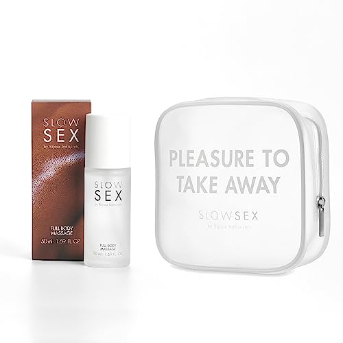 Bijoux Indiscrets - Slow Sex - Full Body Massage - Massage - Gel - Textur - Kompatibel mit Sexspielzeug - 100% Vegan + Etui