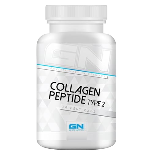 GN Laboratories Collagen Peptide Type 2 (60 Kollagen Kapseln) – 500 mg bioaktive Kollagenpeptide je Tagesdosis vom Typ IIm für optimale Bioverfügbarkeit & Gesundheit