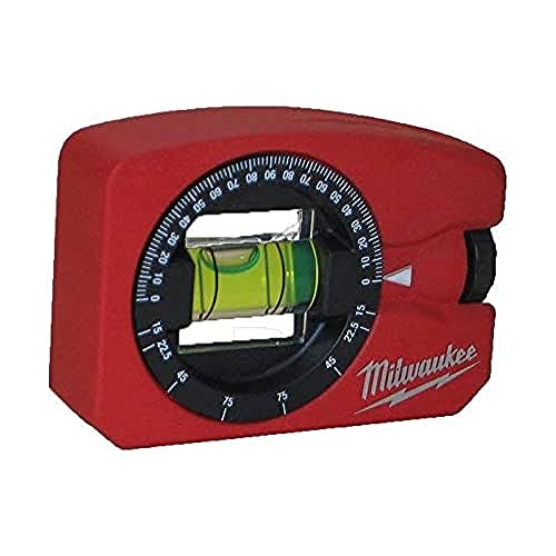 Milwaukee 0 4932459597 Wasserwaage Pocket 360° magnetisch, Red