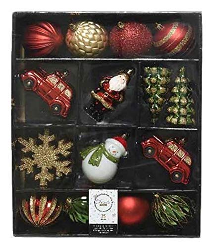Kaemingk Weihnachtsbaumkugeln und Perlen, Mehrfarbig, 8718533280791