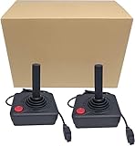 RUITROLIKER Controller Gamepad Black Joystick für Atari 2600 System Konsole Pack 2pcs