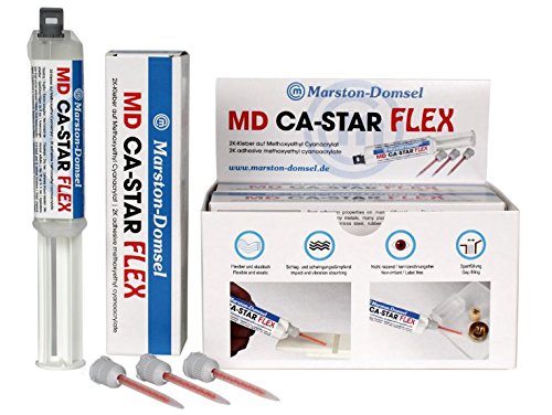 6x Marston-Domsel MD CA-STAR FLEX 2K 10g Kartusche - bleibt flexibel