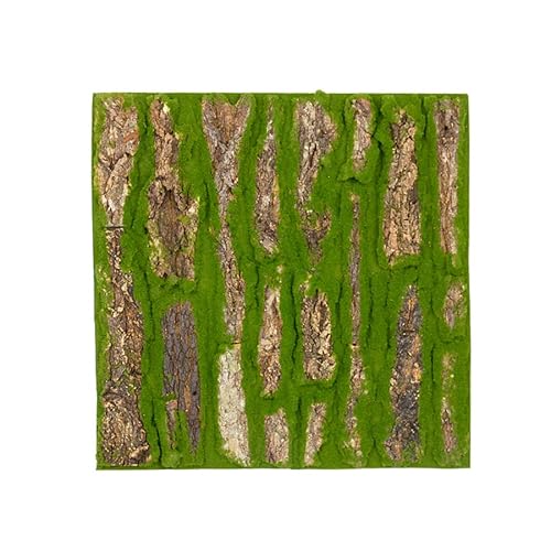 Wanddekoration Künstliche Rinde Innenrohr Dekoration Material Grüne Pflanze Rinde DIY künstliches Moos für Wasserpfeife Säulenabdeckung (50 cm x 50 cm)