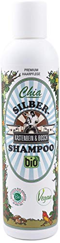 KASTENBEIN & BOSCH: Chia Silbershampoo - Bio-Haarpflege in Naturkosmetik-Qualität für blondes, blondiertes und graues Haar (200ml)