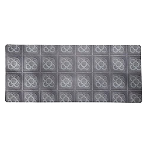 CIAL LAMA Rutschfester Teppich, für Küche, wasserdicht, Panot Barcelona, Grau, 120 x 150 cm