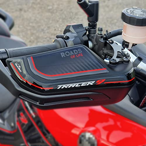 Resin Bike Motorrad-Aufkleber, kompatibel mit Yamaha Tracer 9 2023 2022, Motorrad-Schutz, 3D-Harz-Aufkleber, kompatibel mit: Redline, Icon Grey, Tech Camo, Midnight Black
