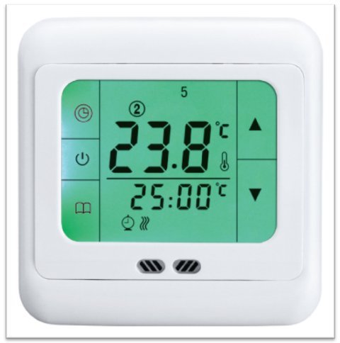 Digitaler Raumthermostat Thermostat Touchscreen Fußbodenheizung 16Ampere