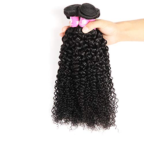 Peruanische Lockige Haarperücke Langes Lockiges Haar Verworrene Lockige Körperwellenhaare Für Frauen Schwarzes Menschliches Haar (24 inch)