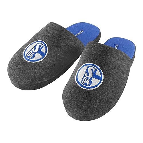 FC Schalke 04 Hausschuhe (anthrazit, eu_footwear_size_system, adult, numeric_range, medium, numeric_46, numeric_47)