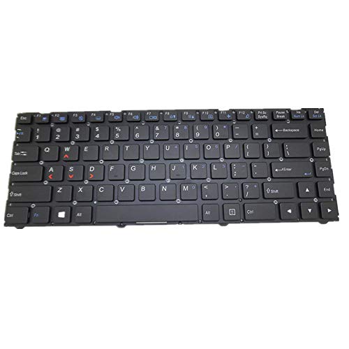 FQ Laptop Tastatur für CLEVO P651RA P651RE3 P651RE3-G P651RE6 P651RE6-G P651RG P651RG-G P651SA P651SE P651SG Schwarz Amerikanische Version 6-80-p6500-012-1 MP-13H83USJ4306