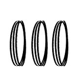 3 Stück 2360 mm / (6 mm 12 mm 15 mm) / 0,5 mm / (4 T 6 T) Bandsägeblatt for Bandsäge BASA 3 (Size : 2360x6x0.5mm 6T)