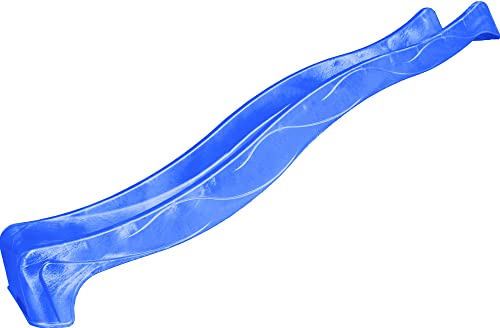 Ondis24 Wellenrutsche Kinderrutsche Anbaurutsche für Spielturm oder Hang ab 3 Jahres (300 cm, Blau)