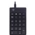 R-Go Numpad Break, Numerische Zusatztastatur mit USB-Anschluss, Kabelgebunden, Schwarz