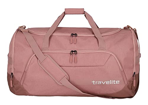 travelite große Reisetasche Größe XL, Gepäck Serie KICK OFF: Praktische Reisetasche für Urlaub und Sport, 006916-14, 70 cm, 120 Liter,(rosé)