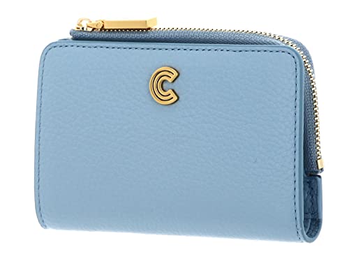 Coccinelle Myrine Wallet Grained Leather Aquarelle Blue