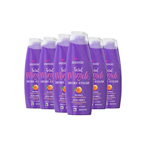 Aussie Total Miracle Collection 7N1 Conditioner, 12.1 Fluid Ounce (Pack of 6) by Aussie