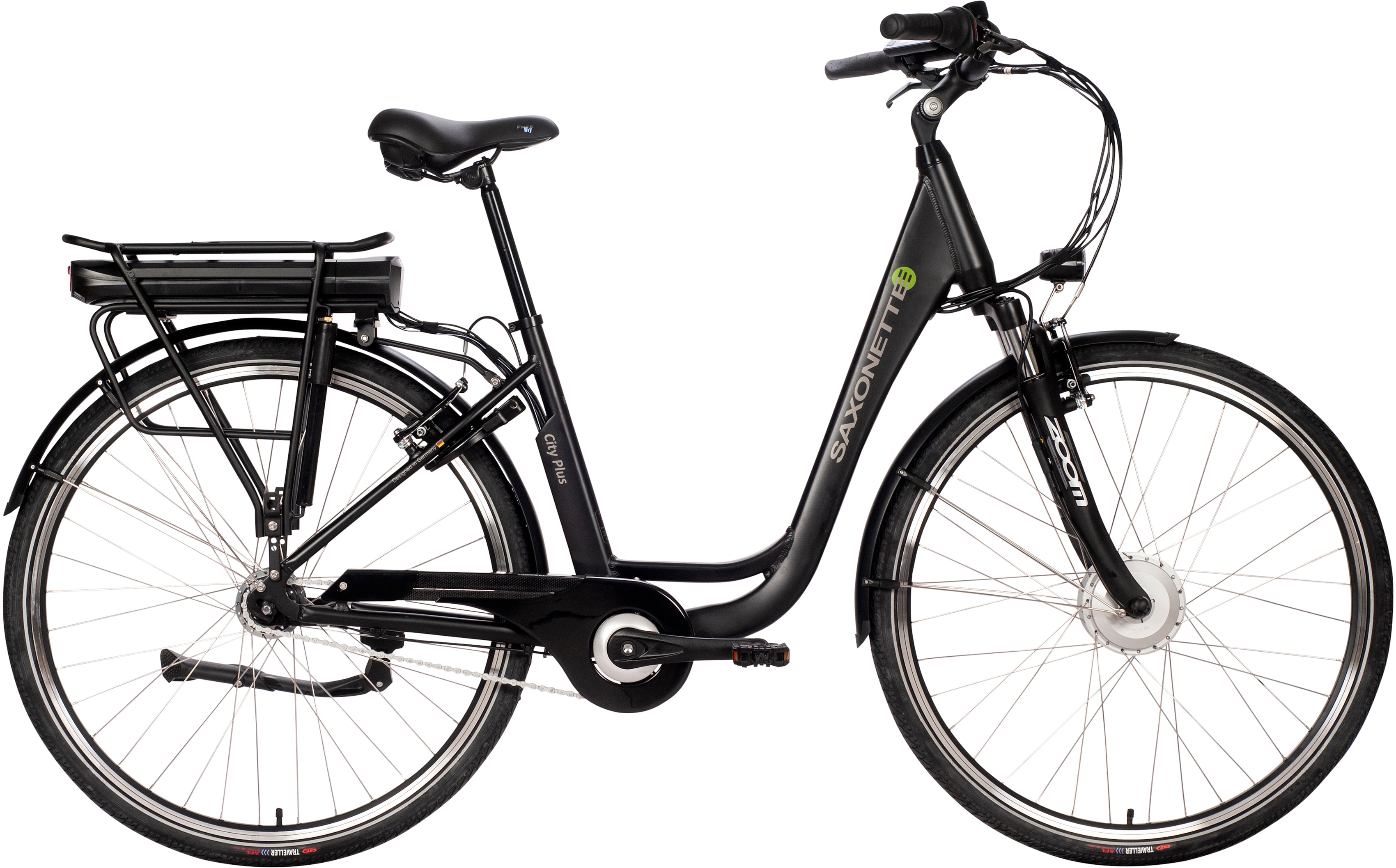 SAXONETTE E-Bike "City Plus", 7 Gang, Frontmotor 250 W, (mit Akku-Ladegerät)