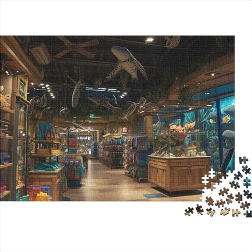 Strand ShopPuzzle 500 Teile Erwachsener, 500-teiliges Puzzle, Bwechslungsreiche Puzzle Erwachsene, Premium Quality, Familien-Puzzlespiel 500pcs (52x38cm)