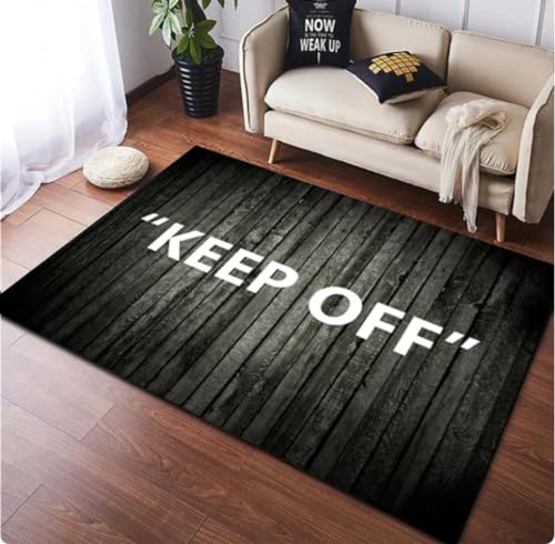 KIESEY Keep Off klassischer Musterteppich Wohnzimmer Schlafzimmer Nachttisch Teppich Mode Teppich Spielbereich Teppich 120x160cm