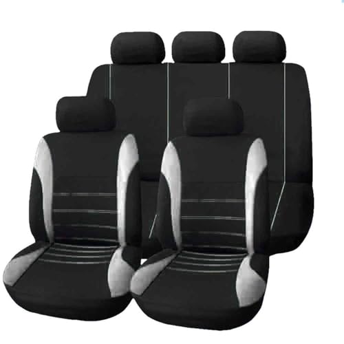KizmiQ Auto Sitzbezug für Renault Austral(2022-2023) 9 Stück Polyester Waschbarer Stoff Atmungsaktiv sitzbezüge Geeignet alle Jahreszeiten Sitzschoner,C