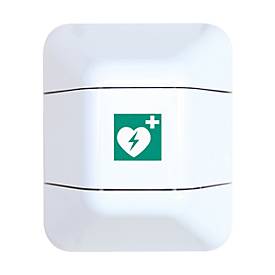 Defibrillatorschrank, B 434 x T 225 x H 528 mm, weiß