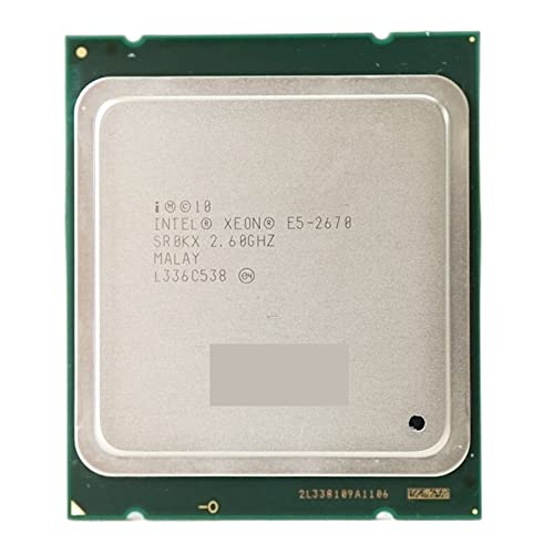 MovoLs Prozessor kompatibel mit E5 2670 E5-2670 CPU (20 MB Cache, 2,60 GHz, 8,00 GT/s IntelQPI) GA 2011 SROKX C2 Verbessern Sie die Laufgeschwindigkeit des Compute