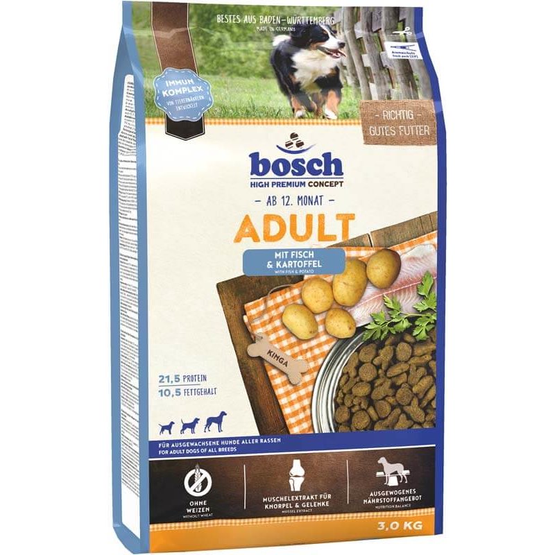 Bosch Adult Fisch & Kartoffel, 15 kg (3,20 &euro; pro 1 kg)