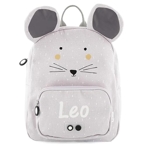 Elfenstall Personalisierter Rucksack Kindergartenrucksack von Trixie Baby mit Wunschname (Maus)